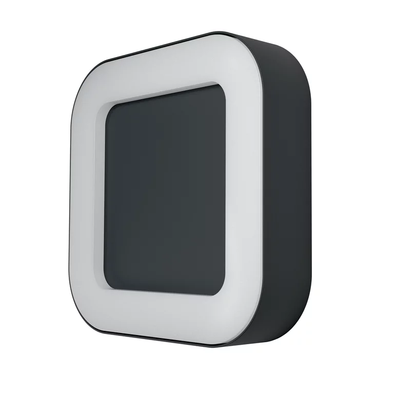 Square Mørk grå utendørslampe Fra Osram - Tillverkad av aluminium och med IP44-klassning &auml;r den t&aring;lig mot v&auml;der och passar perfekt f&ouml;r fasader, entr&eacute;er och uteplatser.