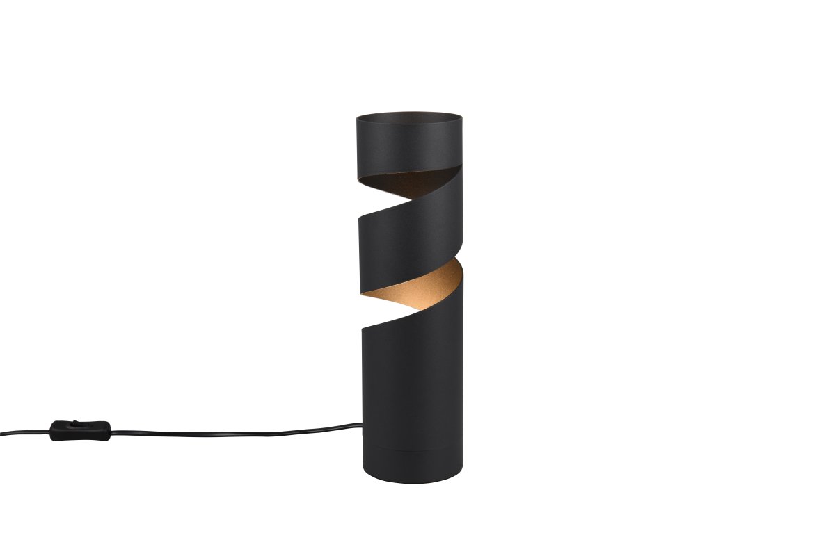 Stream 35cm Svart bordlampe Fra Trio Lighting - 