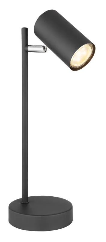 Robby 35cm Svart skrivebordslampe Fra Globo Lighting - Robby &auml;r en praktisk skrivbordslampa som blir ett stilfullt tillskott till ditt hem.