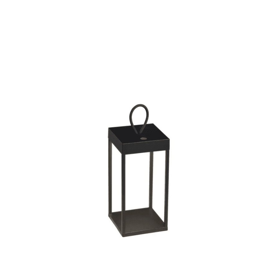 Ravello 30cm Svart bærbar Fra Konstsmide - Lampen er utstyrt med dimmer for justering av lysstyrken.