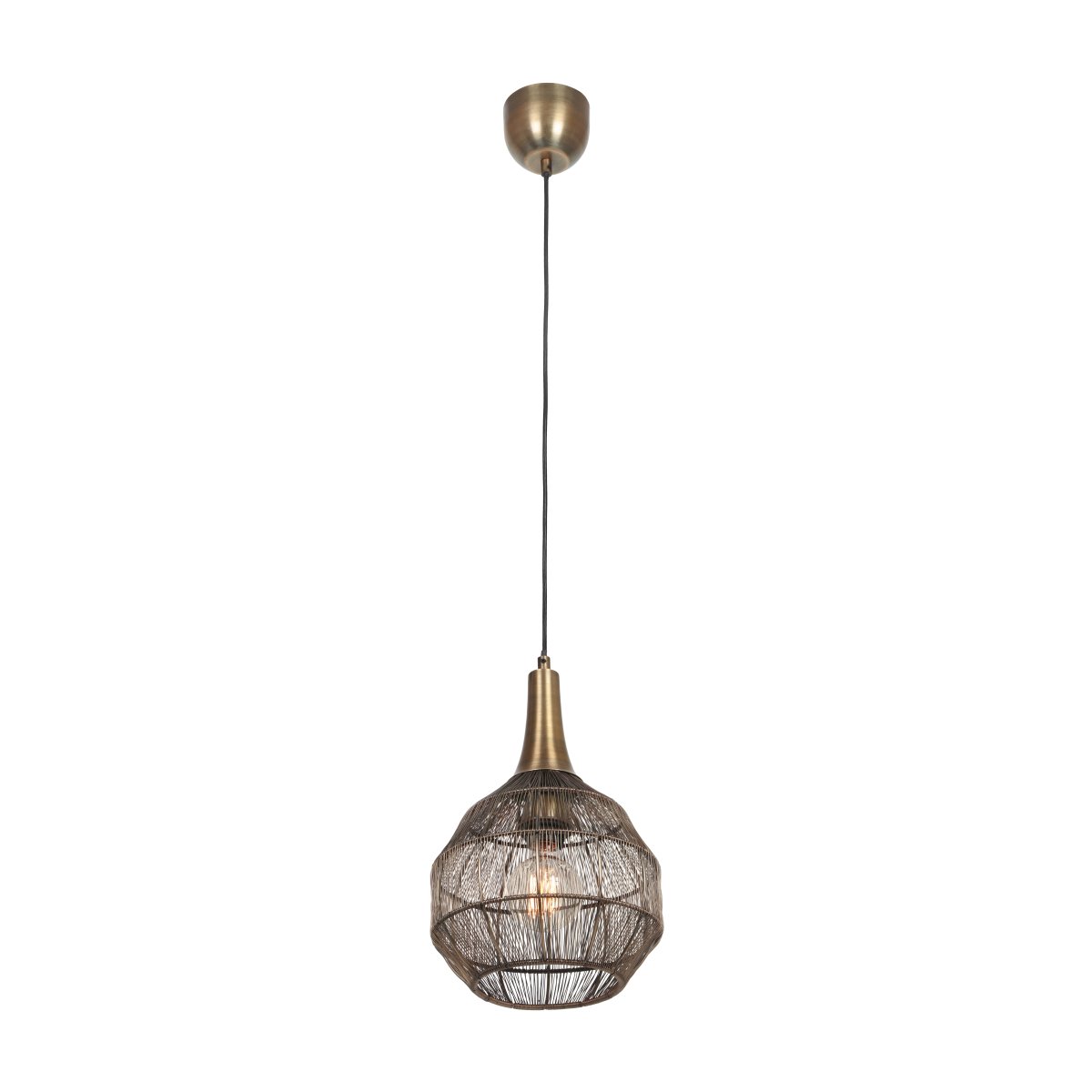 Soraya Ø26 Antikk messing Taklampe Fra Trio Lighting - 