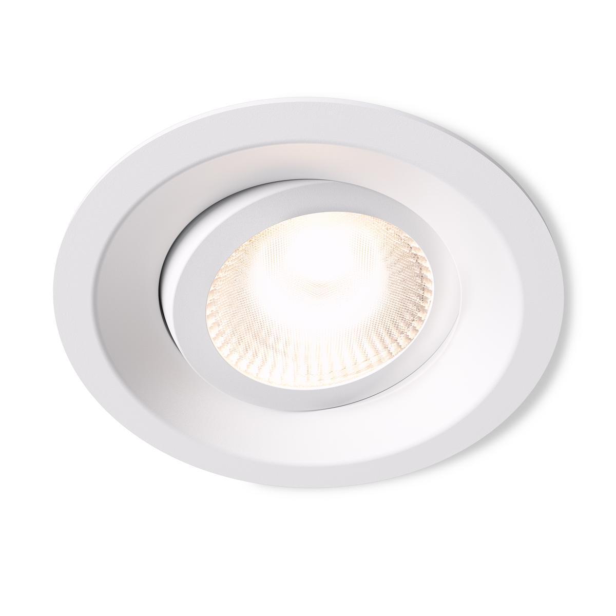 Downlight DWN-01 justerbar 6P Hvit Fra Plejd - DWN-01 har justerbar fargetemperatur og kan stilles inn til en fast temperatur eller dimmes til varm hvit.