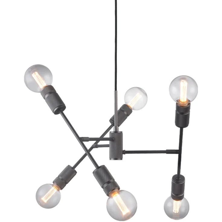 Zoom bilde av Halo Ø40 Mørk grå Taklampe Fra Halo Design - Halo er en stilig taklampe med moderne design og industriell f&oslash;lelse.