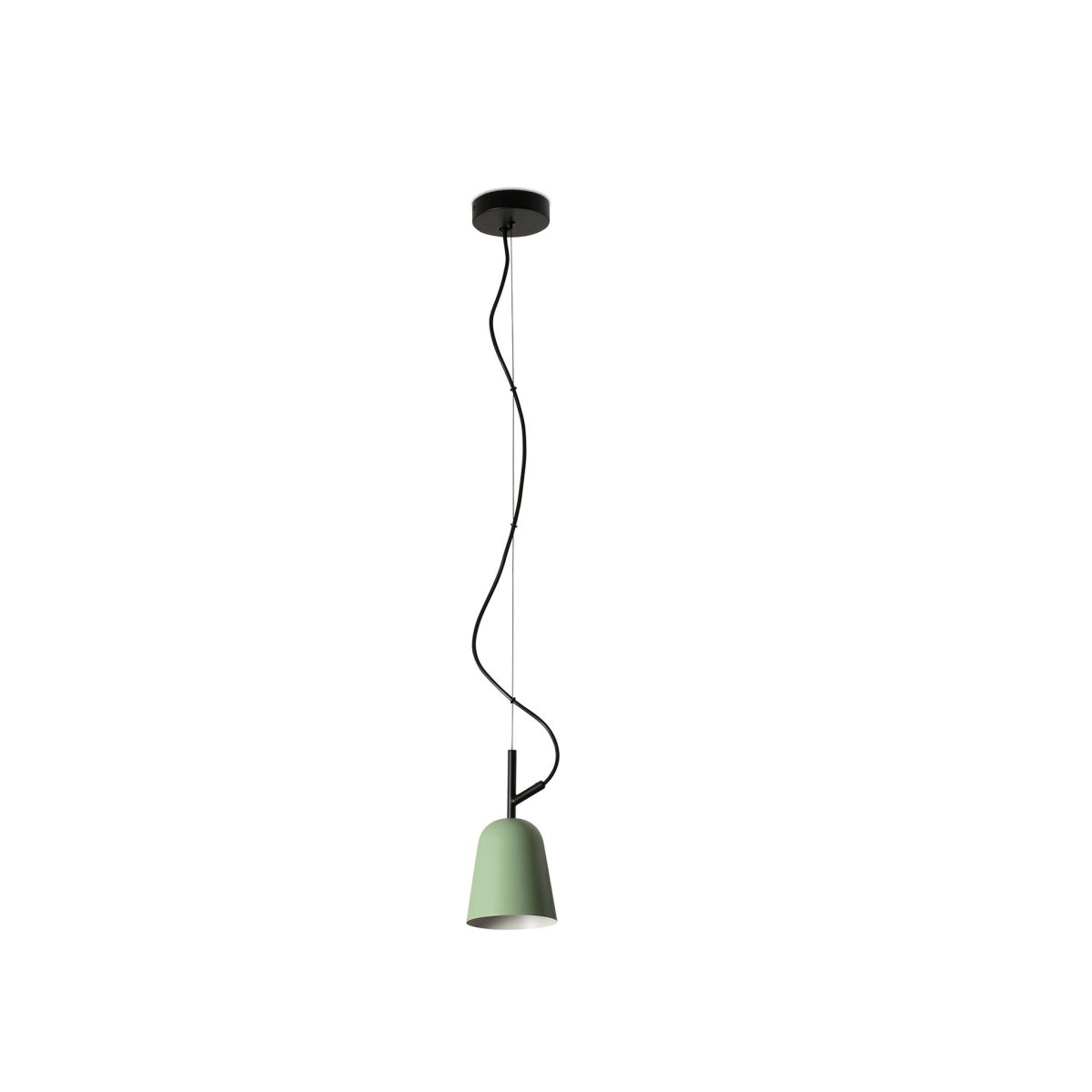 Studio Ø10 Grønn Taklampe Fra Faro Barcelona - Studio passer b&aring;de i det moderne hjemmet og i designbevisste kontorer &ndash; perfekt n&aring;r du vil kombinere funksjon med estetikk.