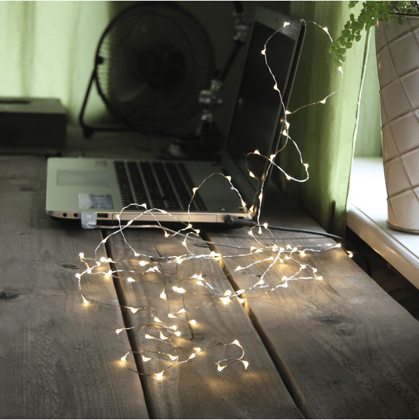 Lysgardin Dew Drop USB Sølv Fra Star Trading - 