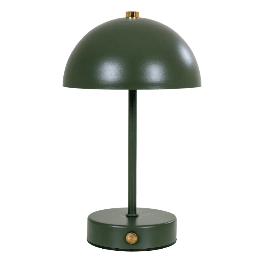 Holt LED 25cm Grønn bærbar Fra House of Nordic - De klassiska formen i gr&ouml;n metall med detaljer i m&auml;ssing bidrar med en harmonisk atmosf&auml;r till rummet.