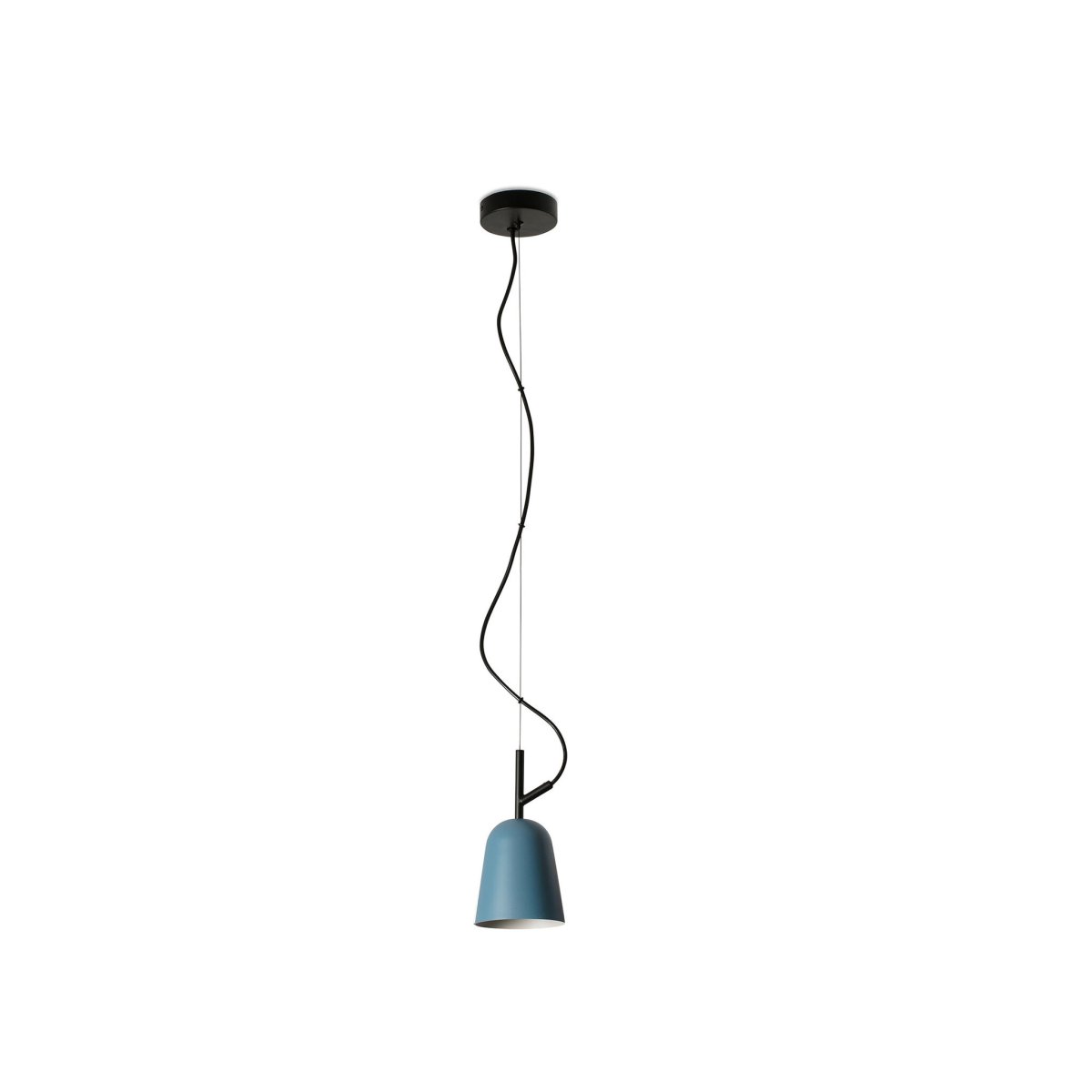 Studio Ø10 Blå Taklampe Fra Faro Barcelona - Studio passer b&aring;de i det moderne hjemmet og i designbevisste kontorer &ndash; perfekt n&aring;r du vil kombinere funksjon med estetikk.