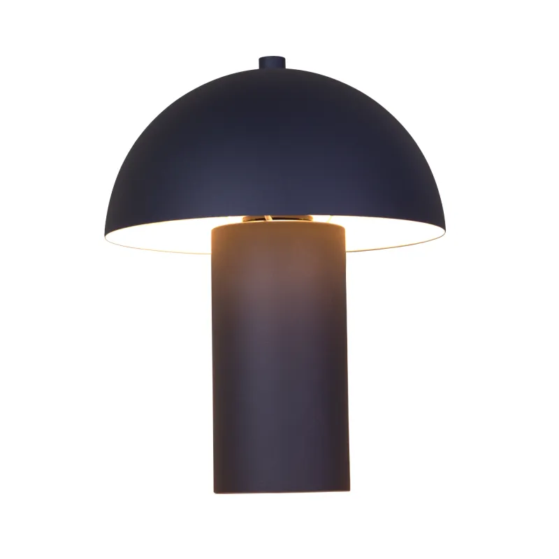 Bert 26cm Svart bordlampe Fra Globo Lighting - Med sin minimalistiska elegans sm&auml;lter bert harmoniskt in i moderna hem och blir en stilfull inredningsdetalj.