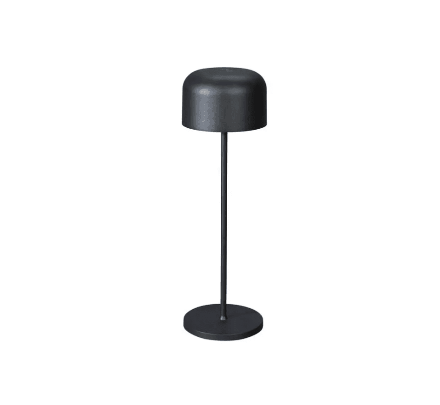Lille 36cm Svart bærbar Fra Konstsmide - Lampen er utstyrt med en ber&oslash;ringsdimmer slik at du kan justere lysstyrken og fargetemperaturen fra varmt gult til varmt hvitt lys.