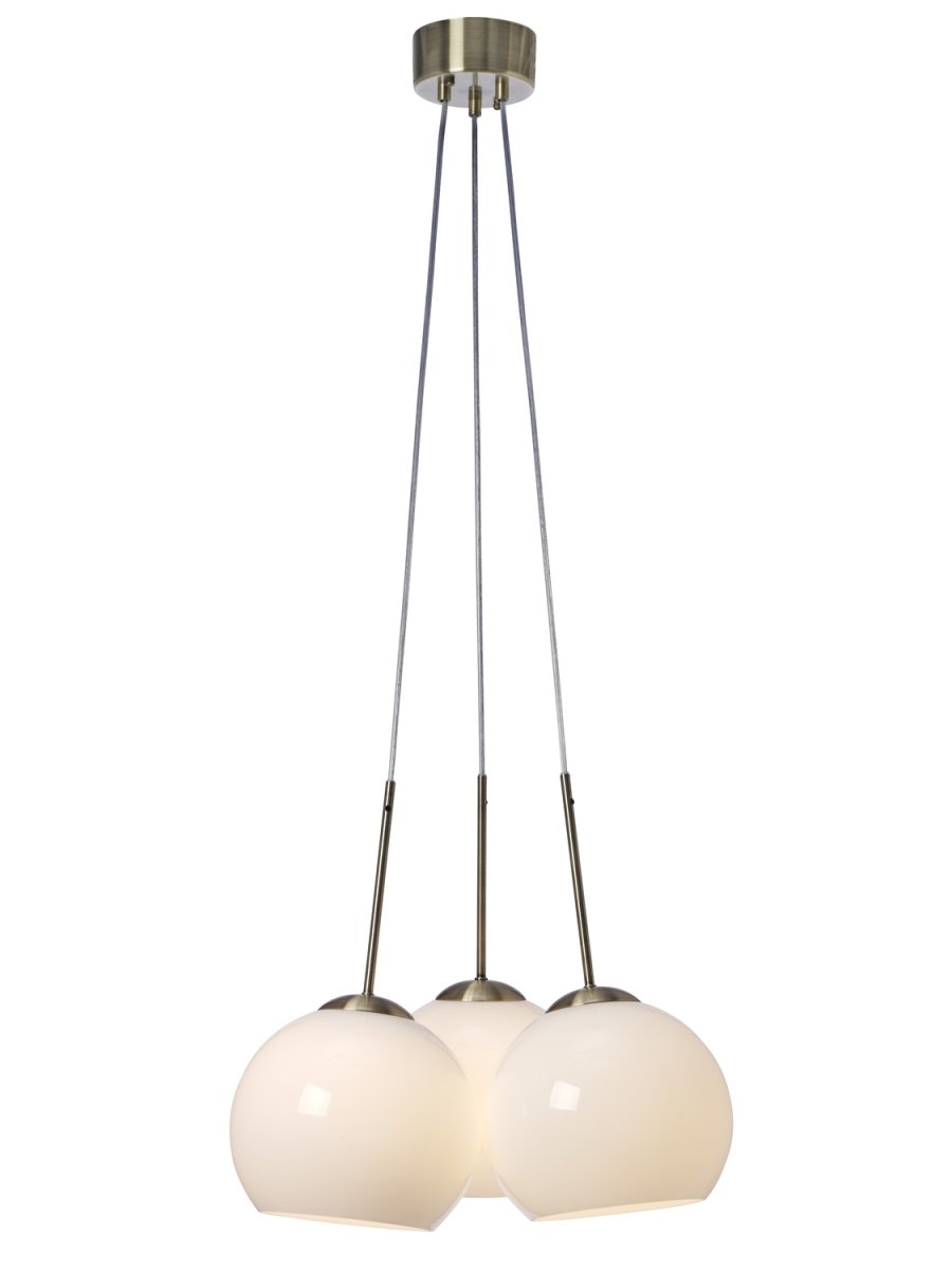 Salle Ø45 Antikk messing Taklampe Fra Cottex - Perfekt for å skape en varm og innbydende atmosfære i både stue og spisestue.