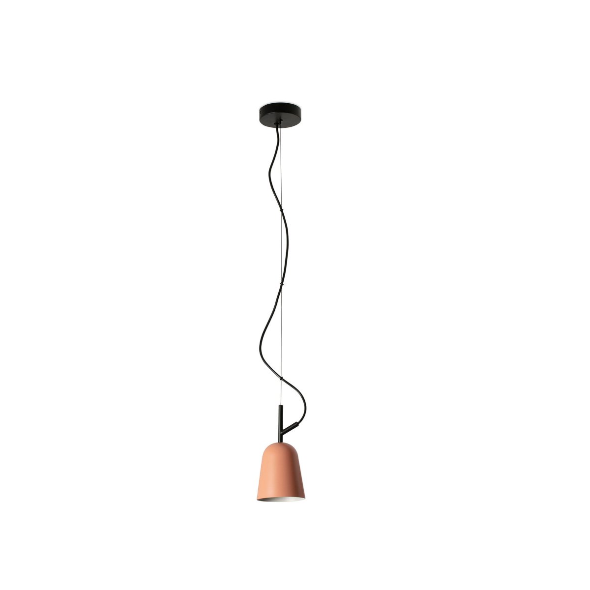 Studio Ø10 Rosa Taklampe Fra Faro Barcelona - Studio er en stilig pendellampe designet av Nahtrang, inspirert av det tidl&oslash;se designspr&aring;ket fra 1950-tallet i en moderne tolkning.