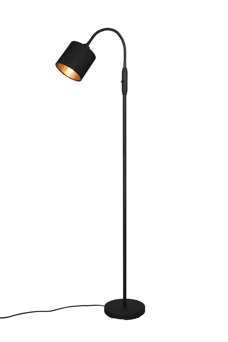 Tommy Svart gulvlampe Fra Trio Lighting - 