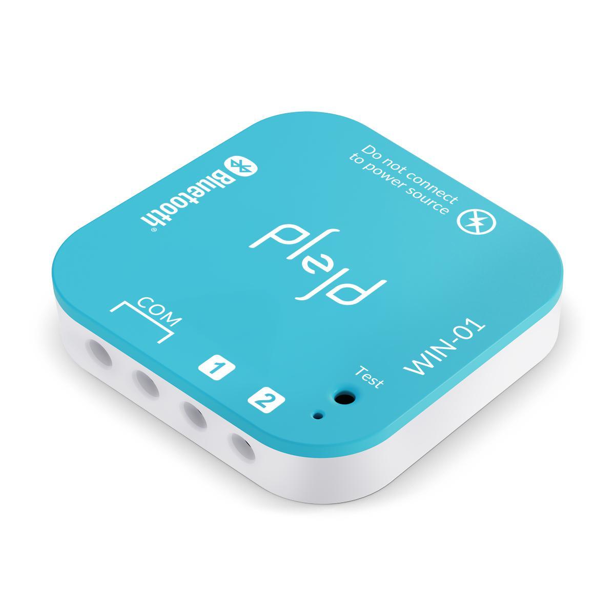 Trådløs knappeinngang WIN-01 Fra Plejd - WIN-01 har en tynn design som enkelt f&aring;r plass i en boks bak en sikringsbryter eller i en forh&oslash;yningsramme.