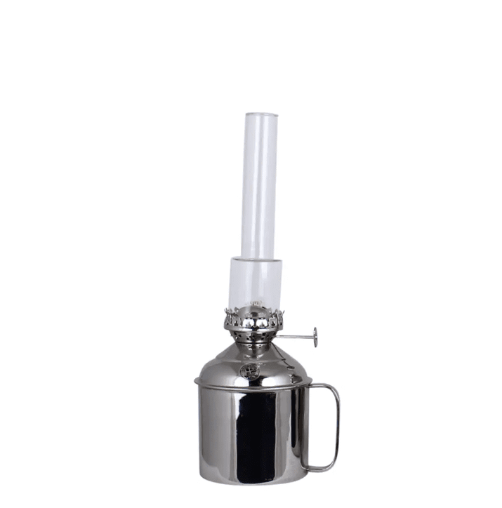 Kerosene lamp linné small Sølv Fra Strömshaga - Passer med veke artikkelnummer 116210 og brennere med artikkelnummer 121800G.