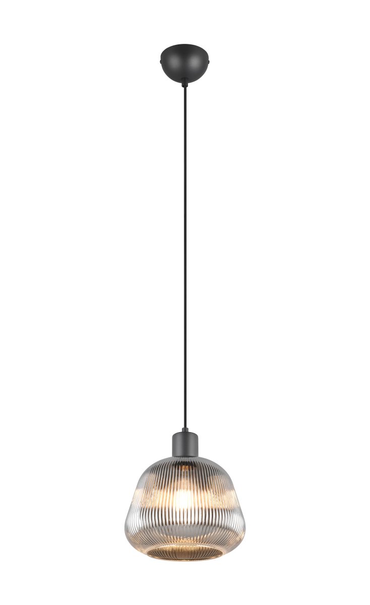 Tarifa Ø22 Røykgrå Taklampe Fra Trio Lighting - 