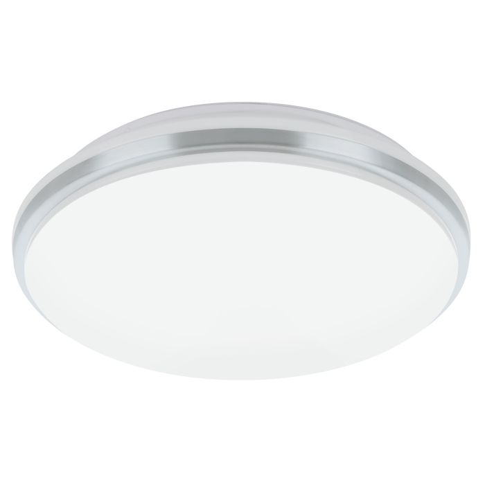 Pinetto Ø34 Krom baderomslampe Fra Eglo - Pinetto plafond er en tidløs og stilig lampe med sine kromdetaljer som passer til alle interiørstiler.
