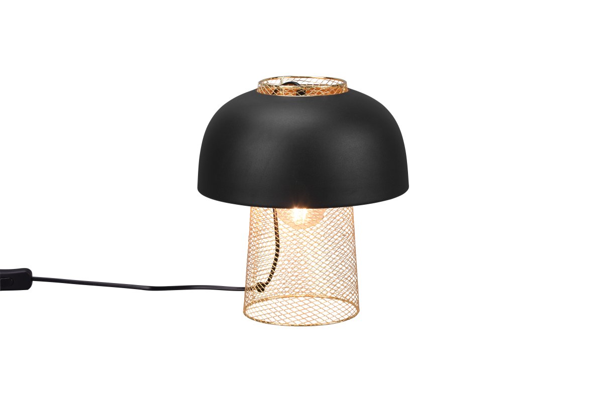 Punch 28cm Svart bordlampe Fra Trio Lighting - 