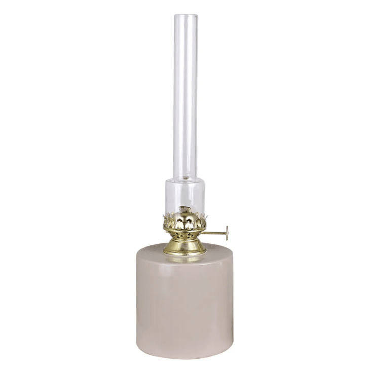 Kerosene Lamp Straight Big Beige Fra Strömshaga - Passer med veke artikkelnummer 116210 og brennere med artikkelnummer 121810G.