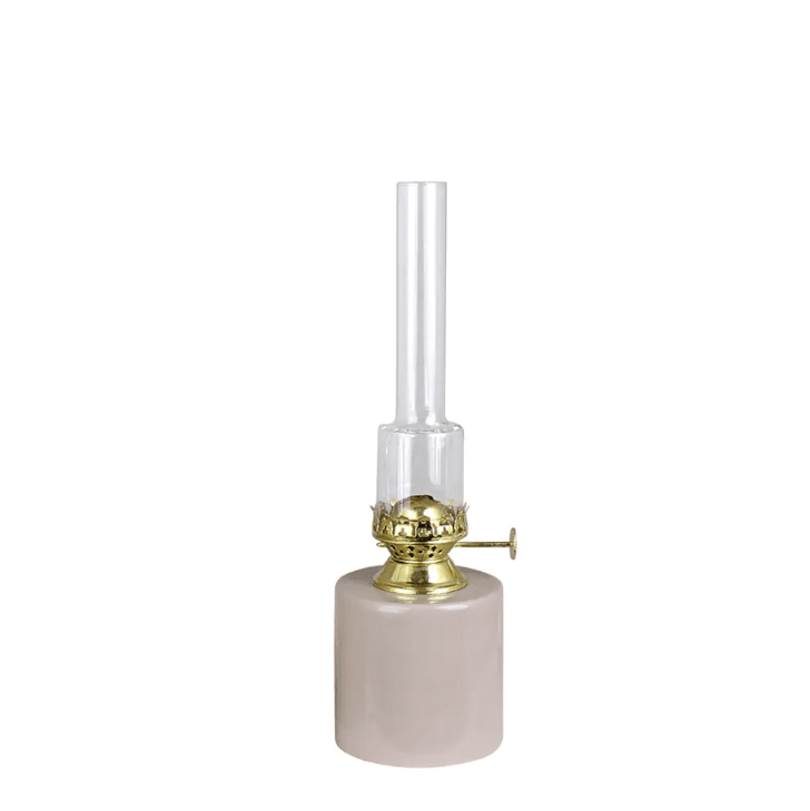 Kerosene Lamp Straight small Beige Fra Strömshaga - Passer med veke artikkelnummer 116210 og brennere med artikkelnummer 121800G.