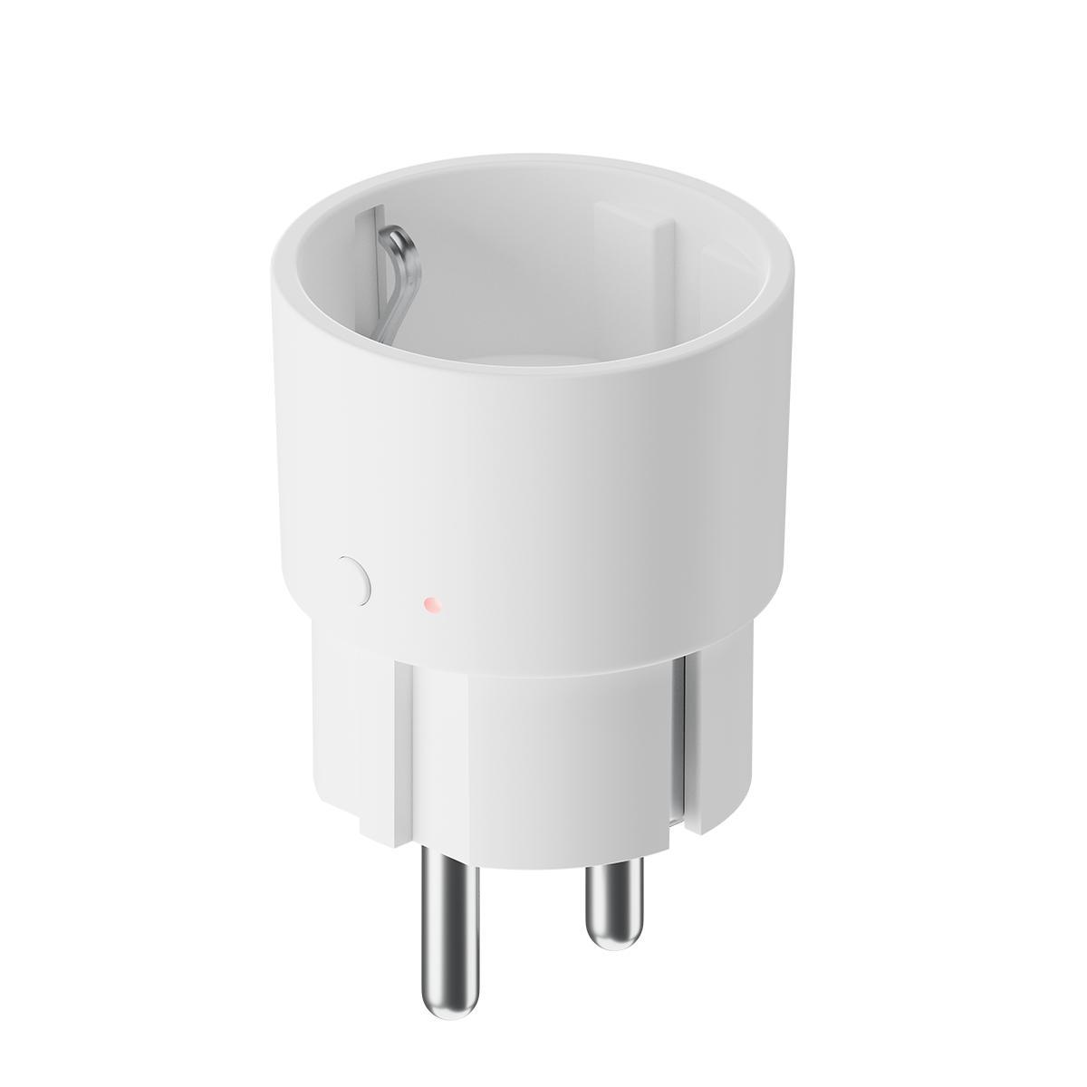 Smart plug On/Off, 16A, Mesh, Bluetooth Hvit Fra Plejd - Pluggen har innebygde tidsfunksjoner som timer og astro-/ukeklokke, noe som betyr at du kan planlegge etter tid eller etter soloppgang og solnedgang.