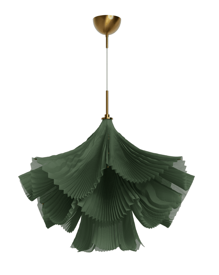 Juliette Ø75 Grønn Taklampe Fra By Rydéns - Takket v&aelig;re sin unike form og elegante detaljer er Juliette et utmerket valg for de som &oslash;nsker en taklampe som b&aring;de er vakker og gir den rette f&oslash;lelsen i rommet.