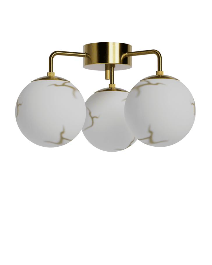 Bellagio Ø50 Messing plafond Fra By Rydéns - Bellagio er en elegant og stilig taklampe som kombinerer klassiske designelementer med et moderne uttrykk.