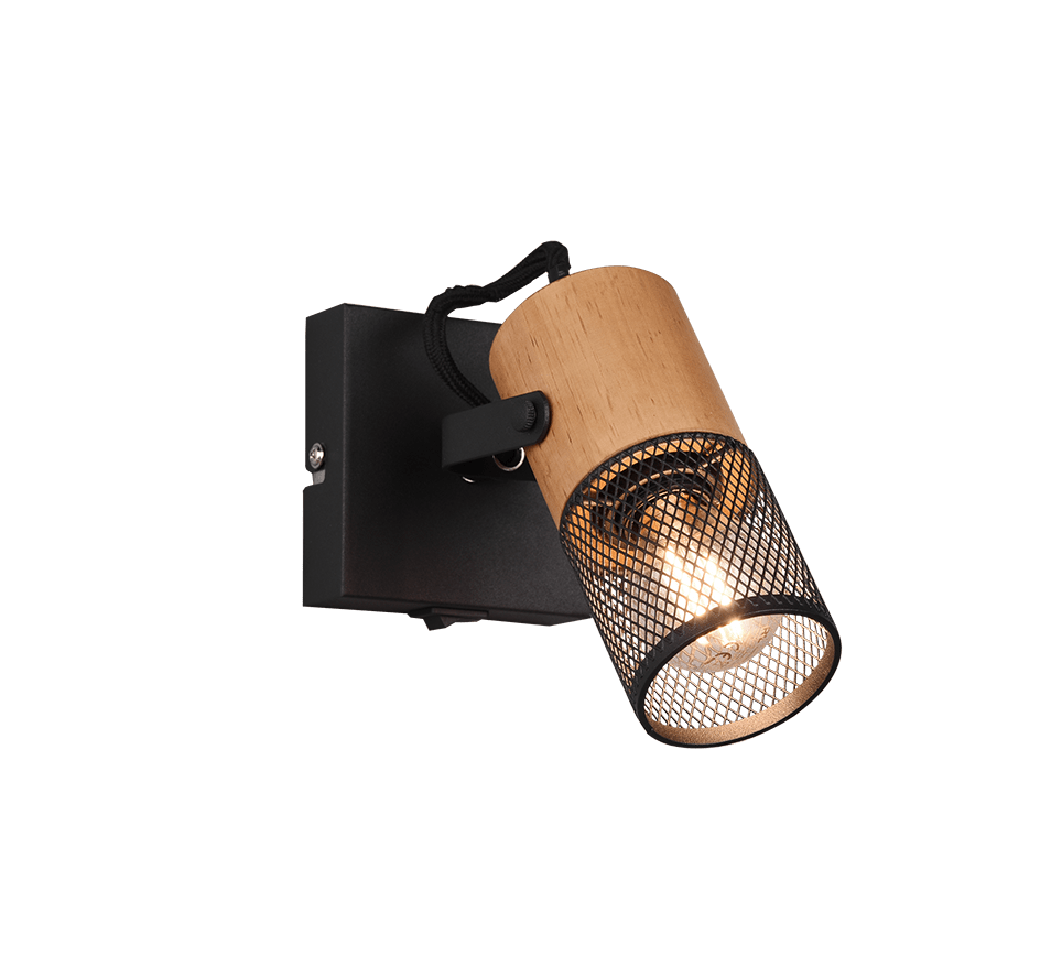 Tosh 13cm Svart leselampe Fra Trio Lighting - 