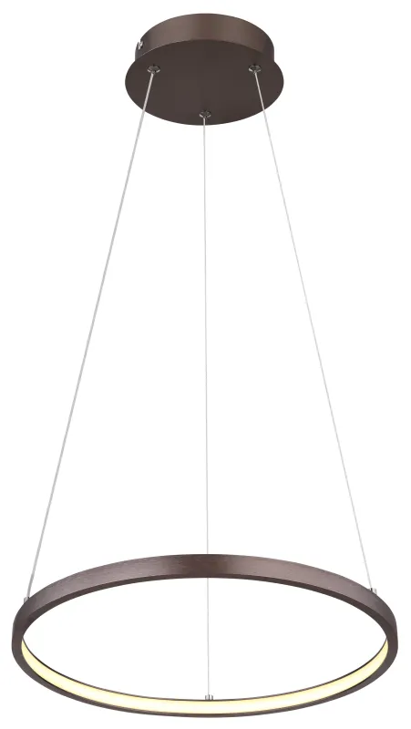Ralph Ø38 Brun Taklampe Fra Globo Lighting - Med en diameter p&aring; 38,5 cm och en h&ouml;jd p&aring; 120 cm blir den en stilfull blickf&aring;ngare.