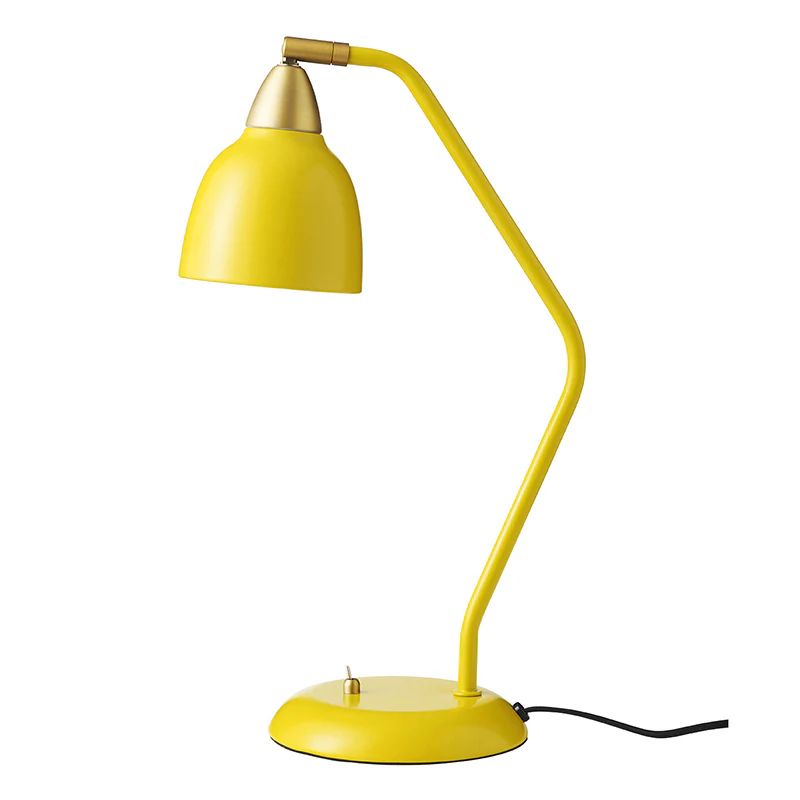 Urban 45cm Gul skrivebordslampe Fra Superliving - Med Urban f&aring;r du en lampe som ikke bare lyser opp rommet ditt, men ogs&aring;; innredningen din!