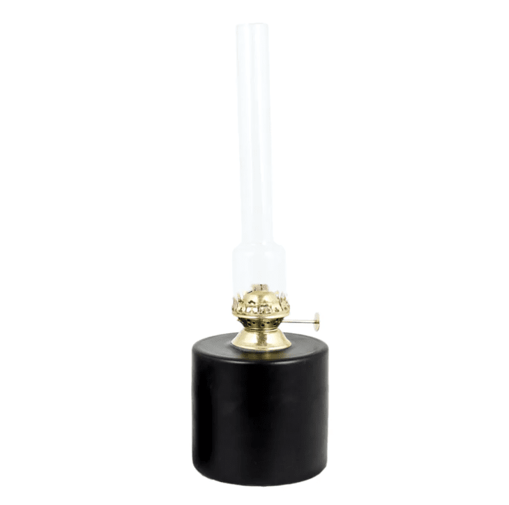 Kerosene Lamp Straight Big Svart Fra Strömshaga - Passer med veke artikkelnummer 116210 og brennere med artikkelnummer 121810G.