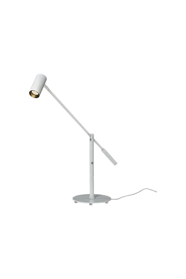 Concord 58cm Hvit skrivebordslampe Fra Aneta Lighting - Concord er en stilig og praktisk blendefri bordlampe i mattlakkert metall som passer perfekt som leselampe på; skrivebordet.