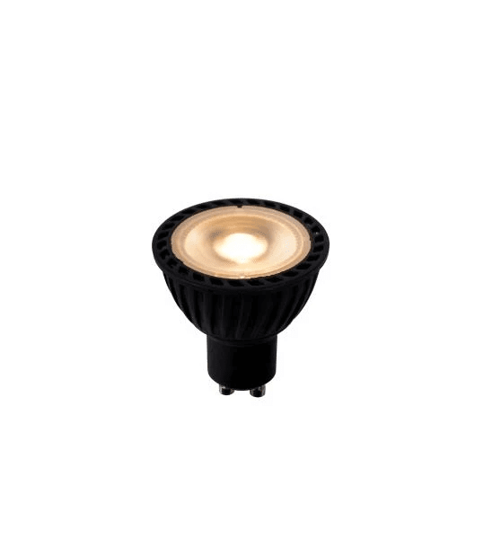 LED GU10 5W Dim to warm Fra Lucide - Med en kompatibel dimmer kan du justere nøyaktig hvilken fargetemperatur lyskilden skal ha, fra 2200K til 3000K.
