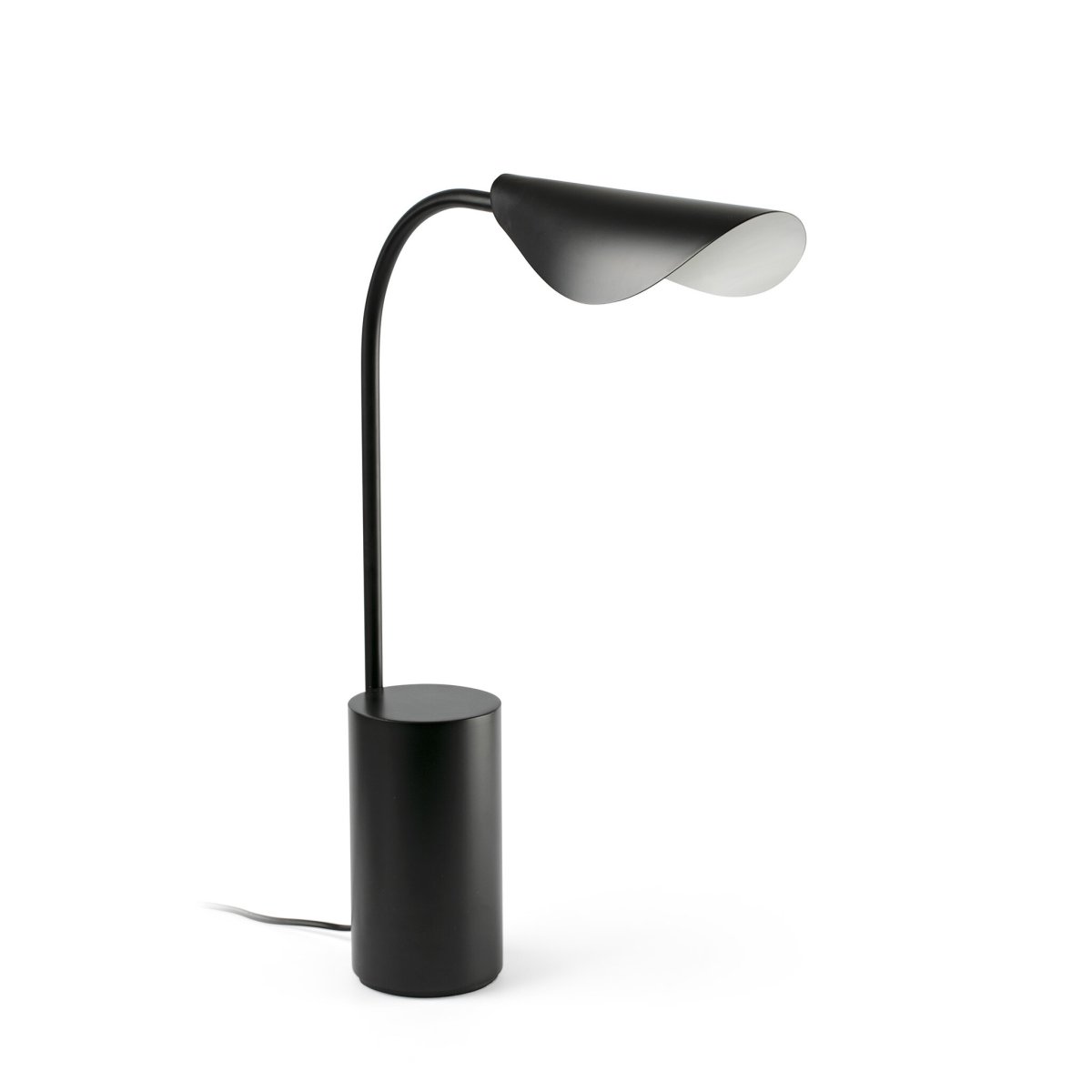 Liggera 55cm Svart bordlampe Fra Faro Barcelona - Liggera er en bordlampe med et enkelt, line&aelig;rt design inspirert av tradisjonell japansk minimalisme.