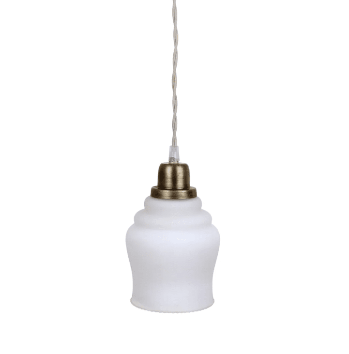Selma Ø12 Hvit vinduslampe Fra Strömshaga - Lampen har ingen forbindelse, verken til vegg eller tak, men du velger selv hva du vil koble til.