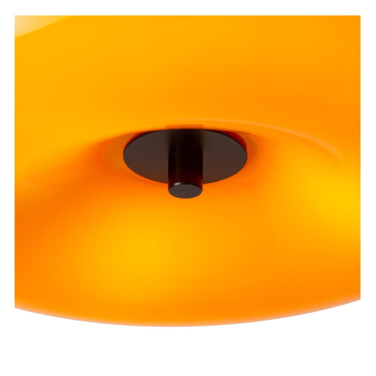 Sentino Ø30 Oransje plafond Fra Lucide - Perfekt for stuen, kj&oslash;kkenet, soverommet eller gangen, Sentino er en i&oslash;ynefallende detalj som tilf&oslash;rer et snev av 60-tallsstil eller moderne eleganse til ethvert rom.