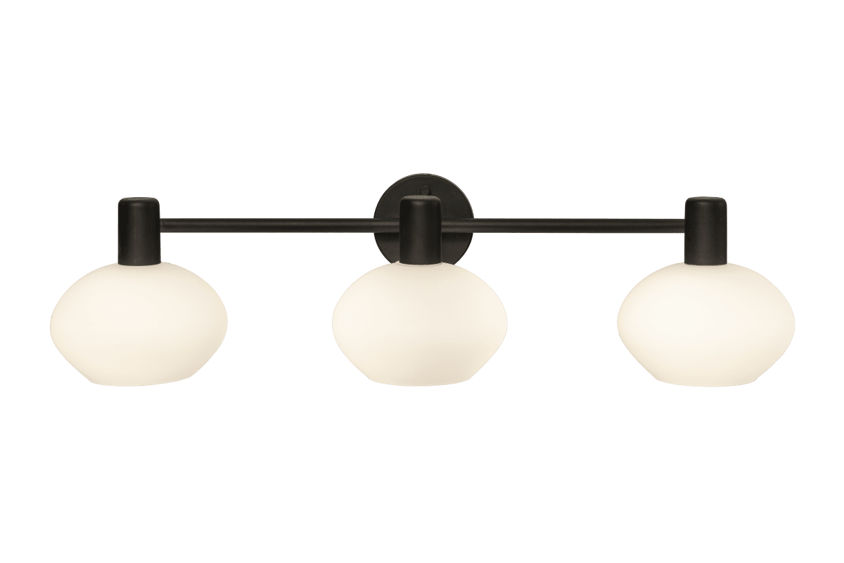 Elba 63cm Svart baderomslampe Fra Aneta Lighting - Elba vegglampe er en moderne baderomslampe som passer perfekt over baderomsspeilet.