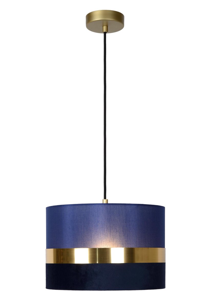 Zoom bilde av Extravaganza Tusse Ø30 Blå Taklampe Fra Lucide - Taklamper laget av naturlige eller enkle materialer er alltid populært blant både store og små, og passer like godt i et moderne eller klassisk hjem.