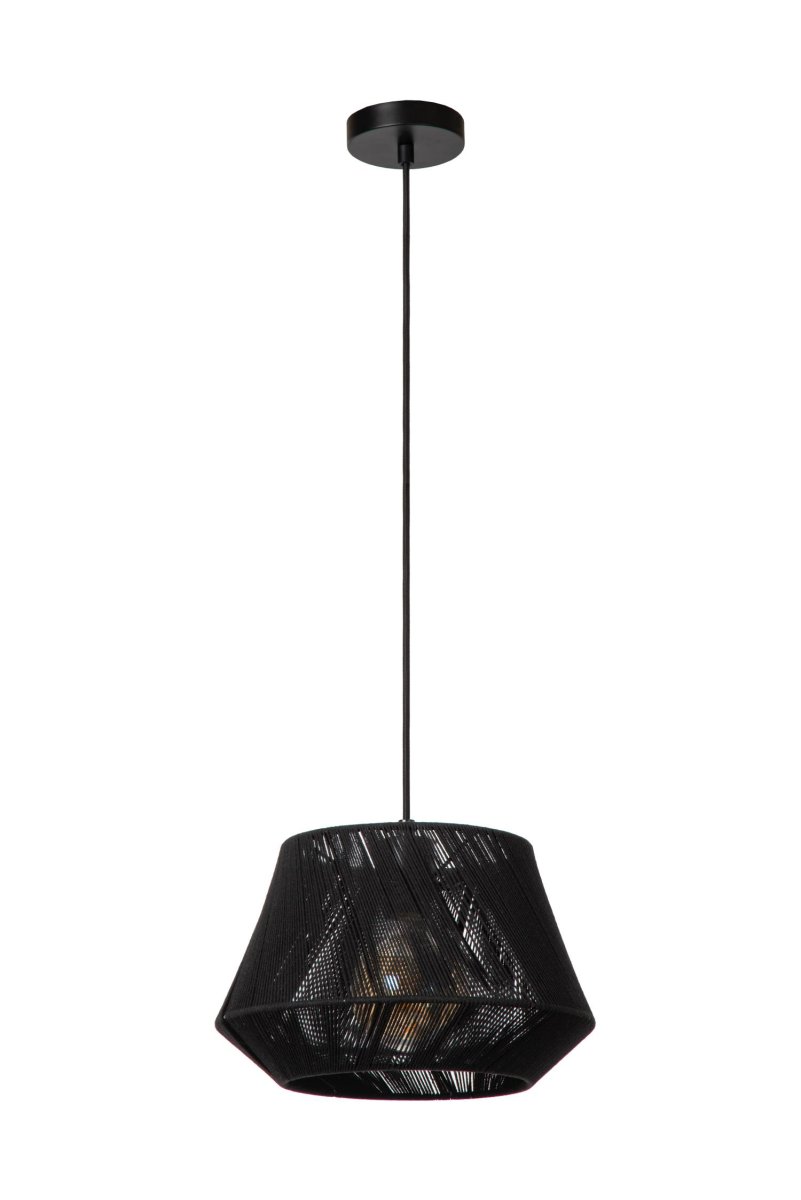 Jessica Ø30 Svart Taklampe Fra Lucide - Perfekt for &aring; skape en varm og innbydende atmosf&aelig;re i stuen eller spisestuen, Jessica passer best i en koselig sittegruppe.