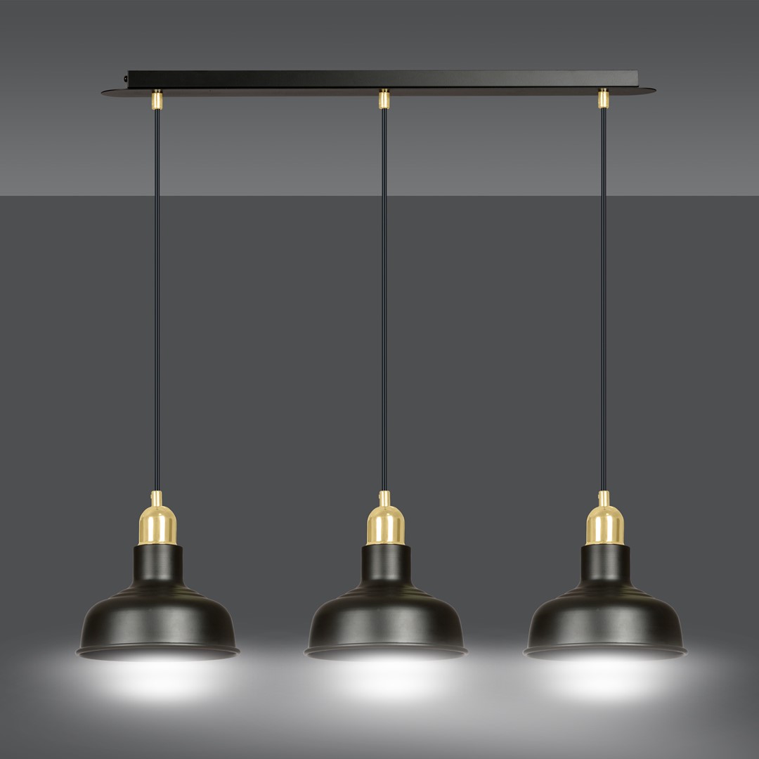 Ibor 72cm Svart Taklampe Fra Emibig Lighting - En modell som passer perfekt inn i nesten enhver innredning.