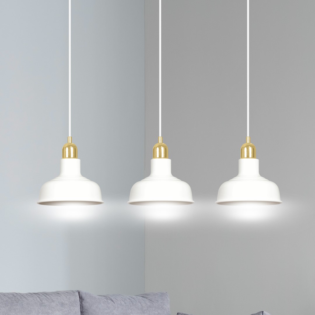 Ibor 72cm Hvit Taklampe Fra Emibig Lighting - En modell som passer perfekt inn i nesten enhver innredning.
