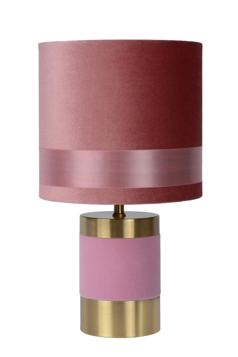 Extravaganza Frizzle 32cm Rosa bordlampe Fra Lucide - I Extravaganza-kolleksjonen elsker vi &aring; blande inn et snev av boudoir med en sjener&oslash;s dose retro.