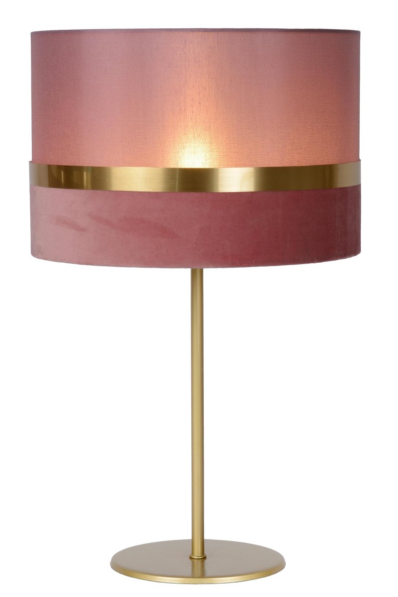 Extravaganza Tusse 50cm Rosa bordlampe Fra Lucide - En dose retro, kombinert med boudoir og et snev av eleganse &ndash; det er bordlampen Extravaganza Tusse.
