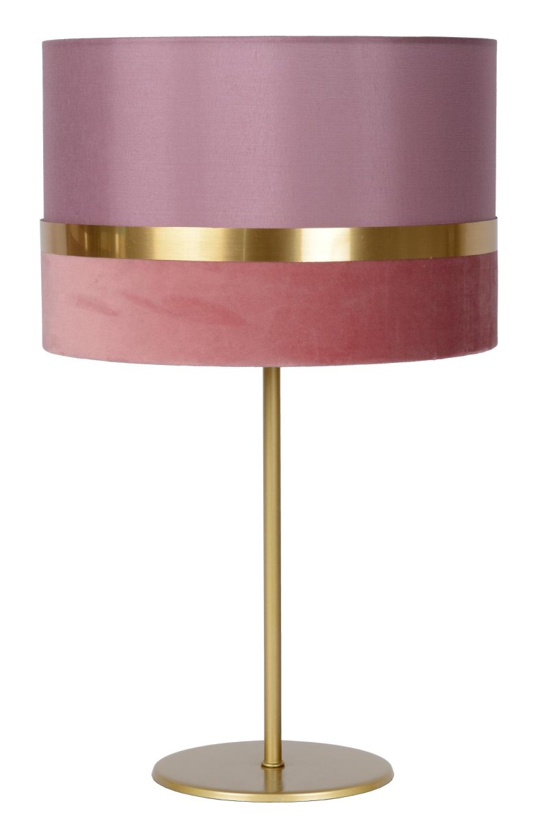 Extravaganza Tusse 50cm Rosa bordlampe Fra Lucide - En dose retro, kombinert med boudoir og et snev av eleganse &ndash; det er bordlampen Extravaganza Tusse.