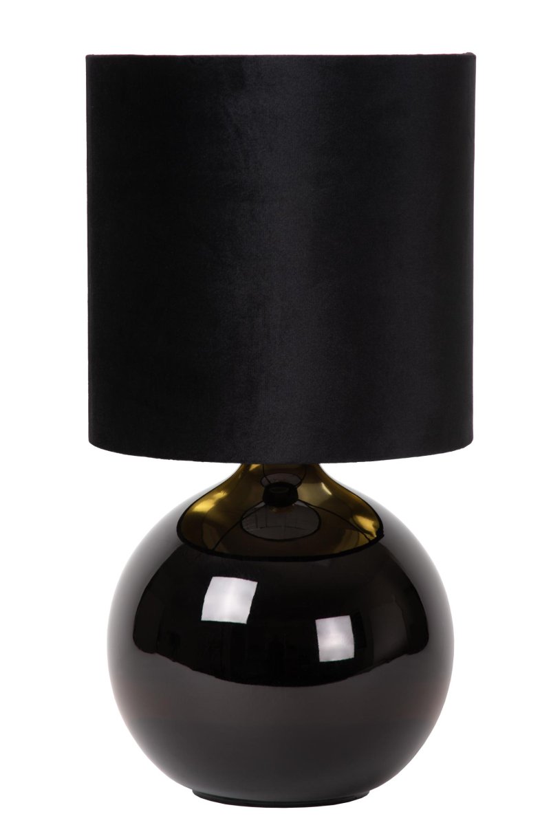 Esterad 47cm Svart bordlampe Fra Lucide - Denne sl&aring;ende lampen er knapt en halv meter h&oslash;y og passer perfekt p&aring;; et sidebord eller sidebord.