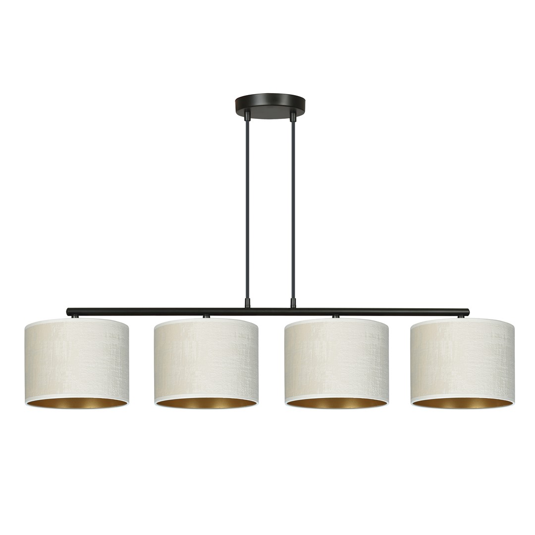 Hilde 100cm Beige Taklampe Fra Emibig Lighting - Den enkle konstruksjonen og elegante fargevalget gj&oslash;r Hilde til et allsidig valg som smelter inn i mange forskjellige rom og stiler.