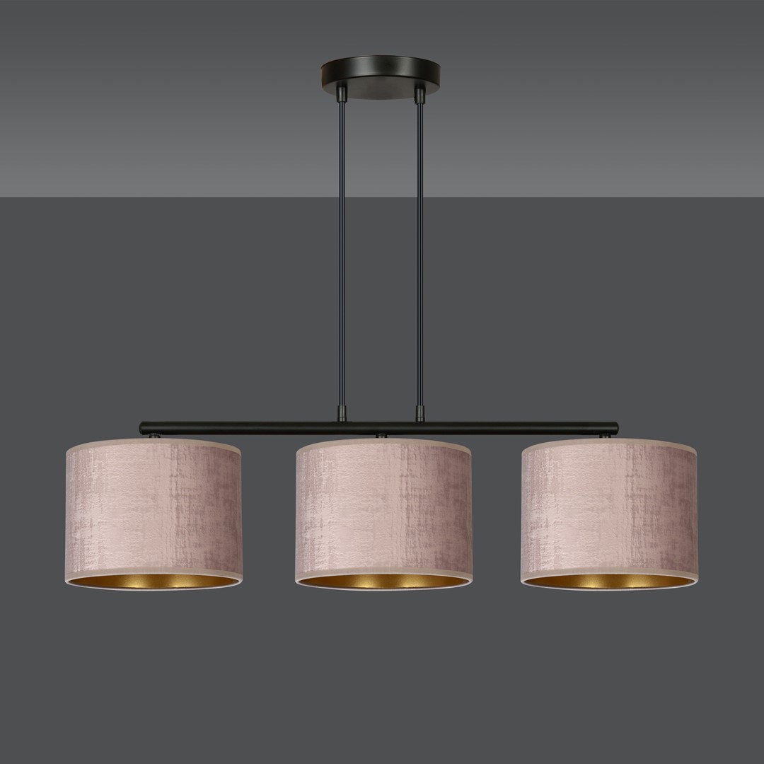 Hilde 72cm Rosa Taklampe Fra Emibig Lighting - Den enkle konstruksjonen og elegante fargevalget gj&oslash;r Hilde til et allsidig valg som smelter inn i mange forskjellige rom og stiler.