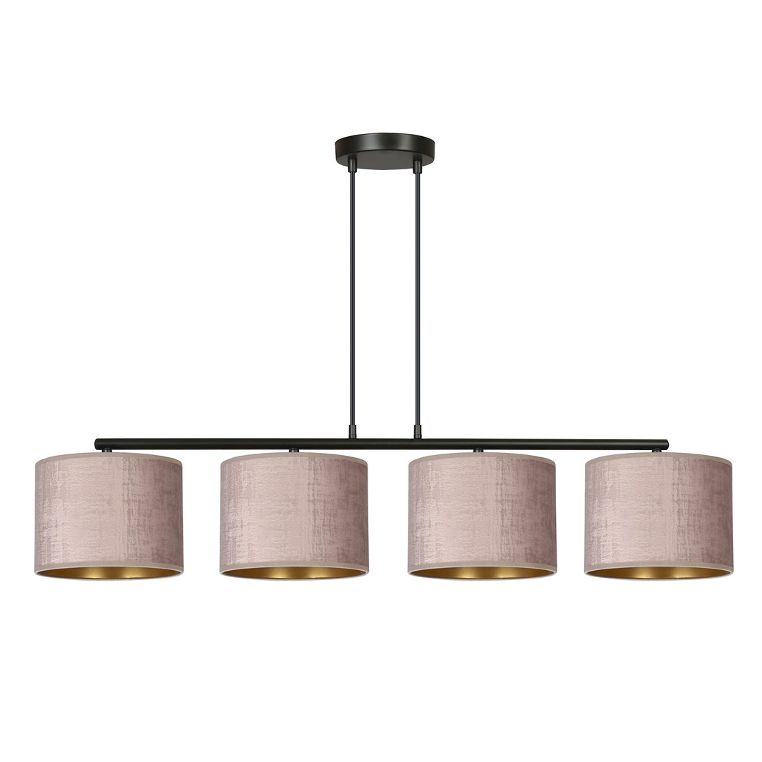 Hilde 100cm Rosa Taklampe Fra Emibig Lighting - Den enkle konstruksjonen og elegante fargevalget gj&oslash;r Hilde til et allsidig valg som smelter inn i mange forskjellige rom og stiler.