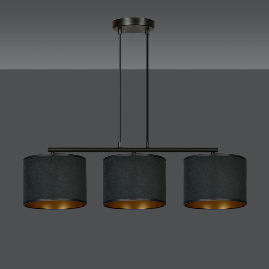 Hilde 72cm Svart Taklampe Fra Emibig Lighting - Den enkle konstruksjonen og elegante fargevalget gj&oslash;r Hilde til et allsidig valg som smelter inn i mange forskjellige rom og stiler.