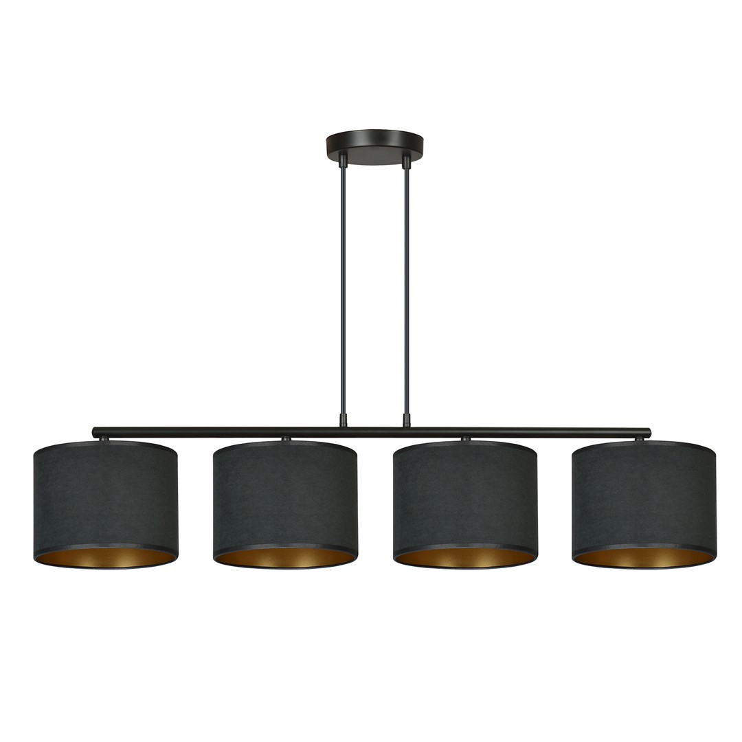 Hilde 100cm Svart Taklampe Fra Emibig Lighting - Den enkle konstruksjonen og elegante fargevalget gj&oslash;r Hilde til et allsidig valg som smelter inn i mange forskjellige rom og stiler.