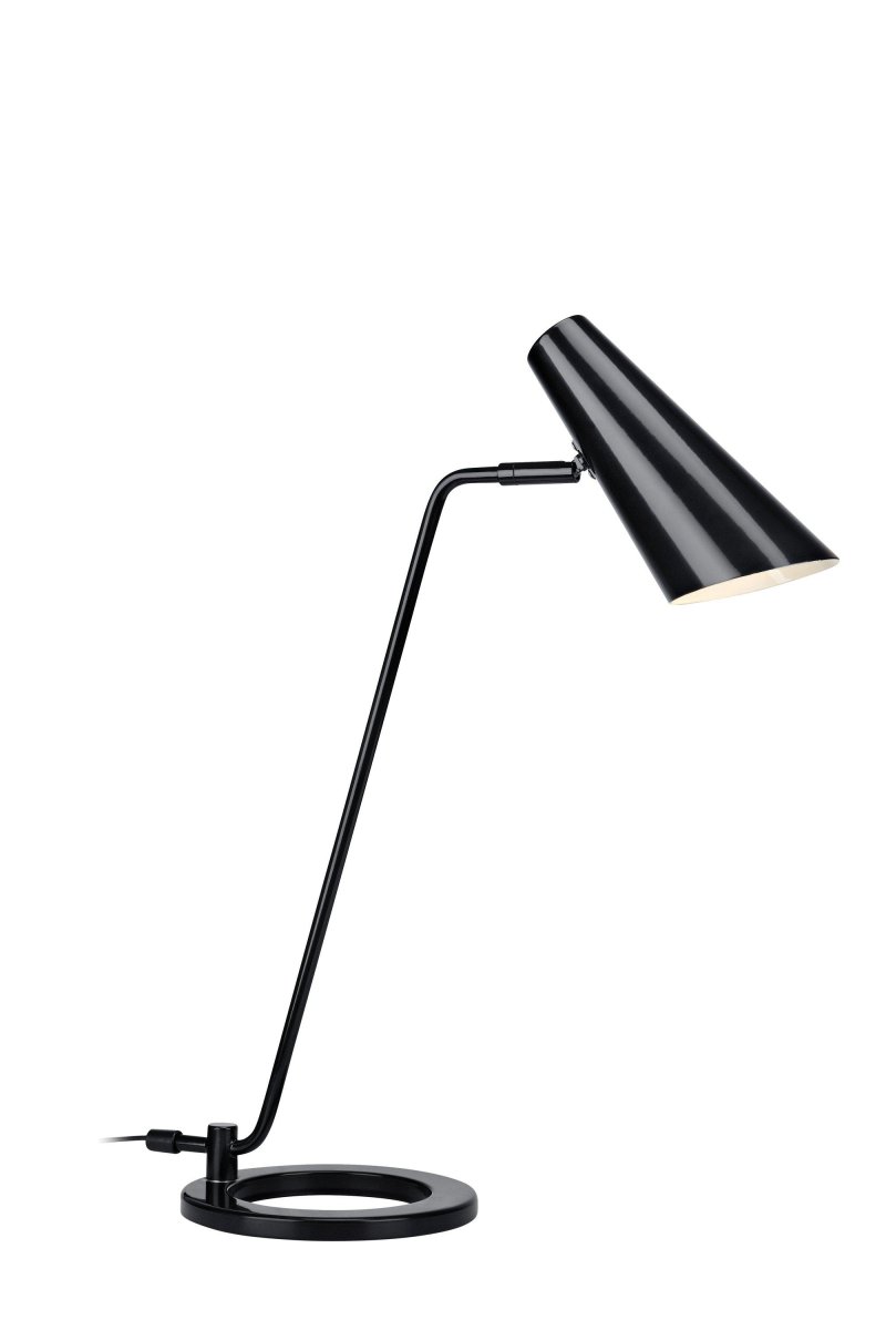 Cal 50cm Svart skrivebordslampe Fra Markslöjd - Bordlampen Cal er stilig og nøktern.